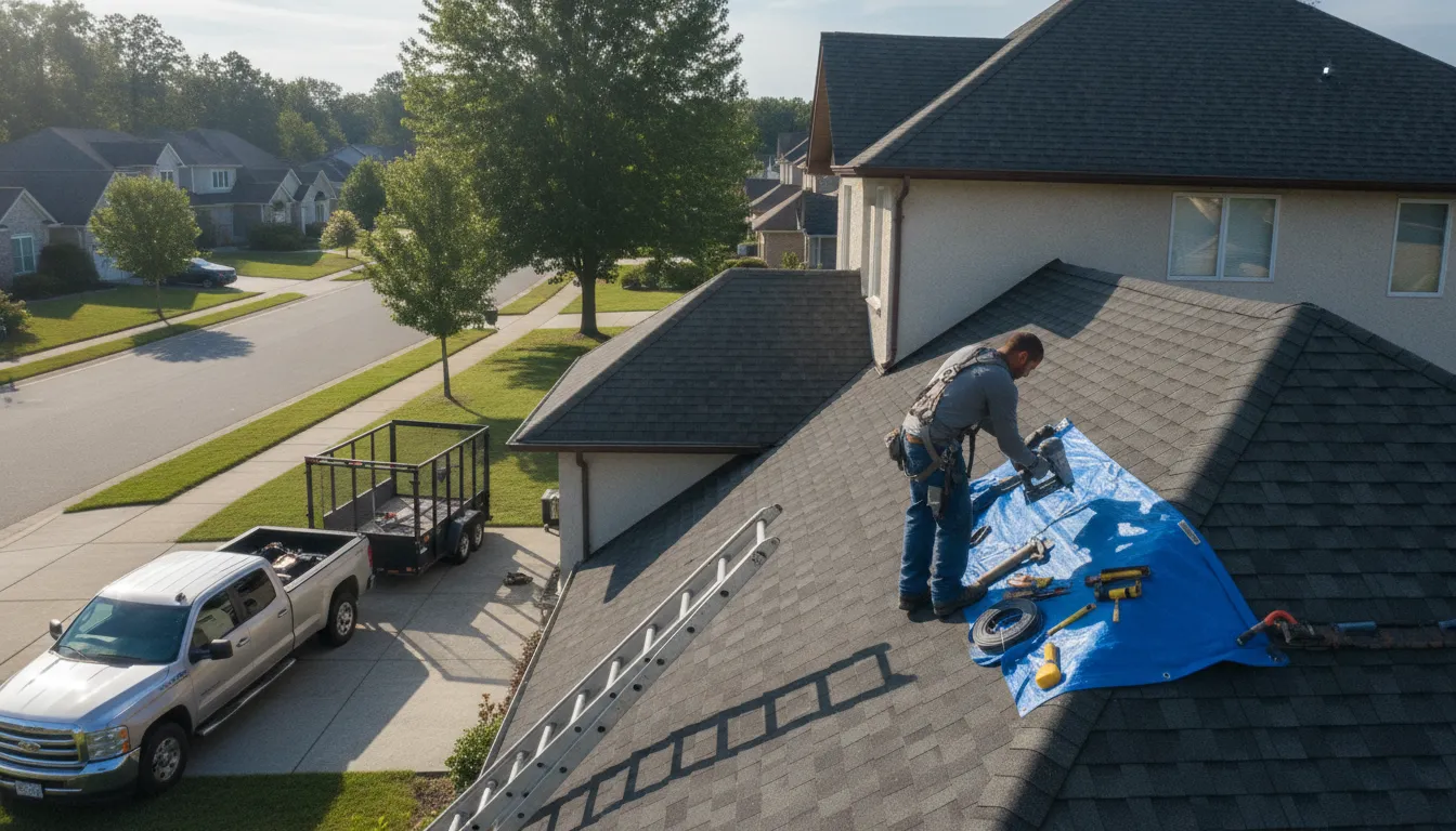 Roofing in Sherman